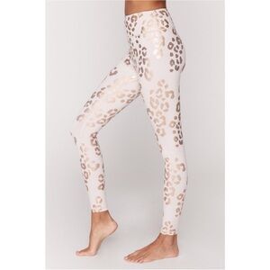 Spiritual Gangster Lux Cheetah High Waist Legging Pink Gold X-Small